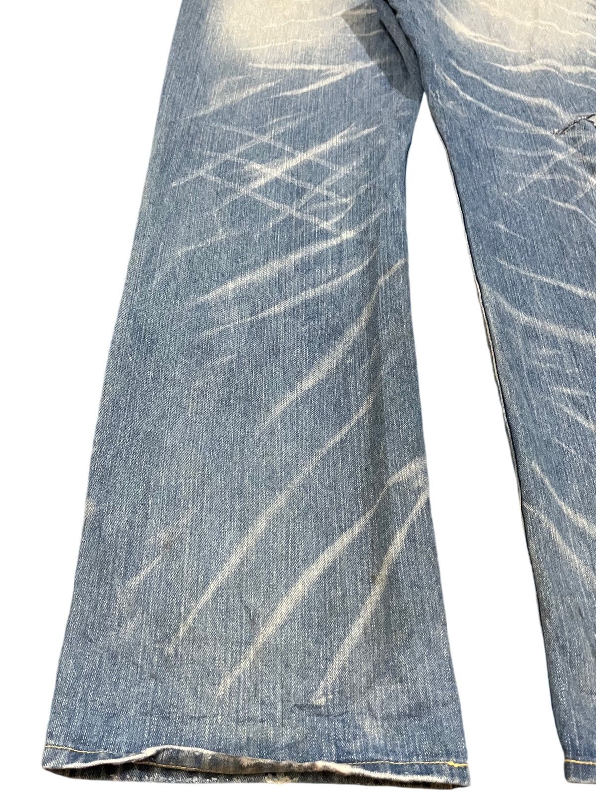 Body Glove Vintage Body Glove Clawmark Ripped Baggy Denim Size US 36 / EU 52 - 8 Thumbnail