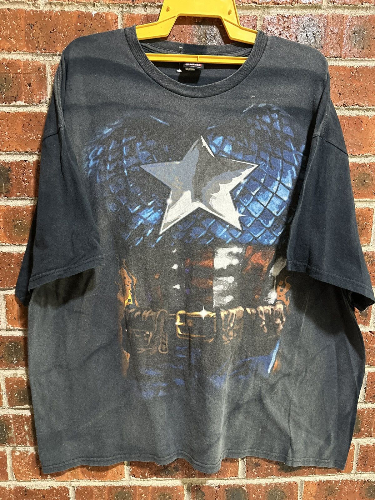 Marvel Comics Thrashed Vintage Marvel Captain America Faded Tee Size US XXL / EU 58 / 5 - 1 Thumbnail