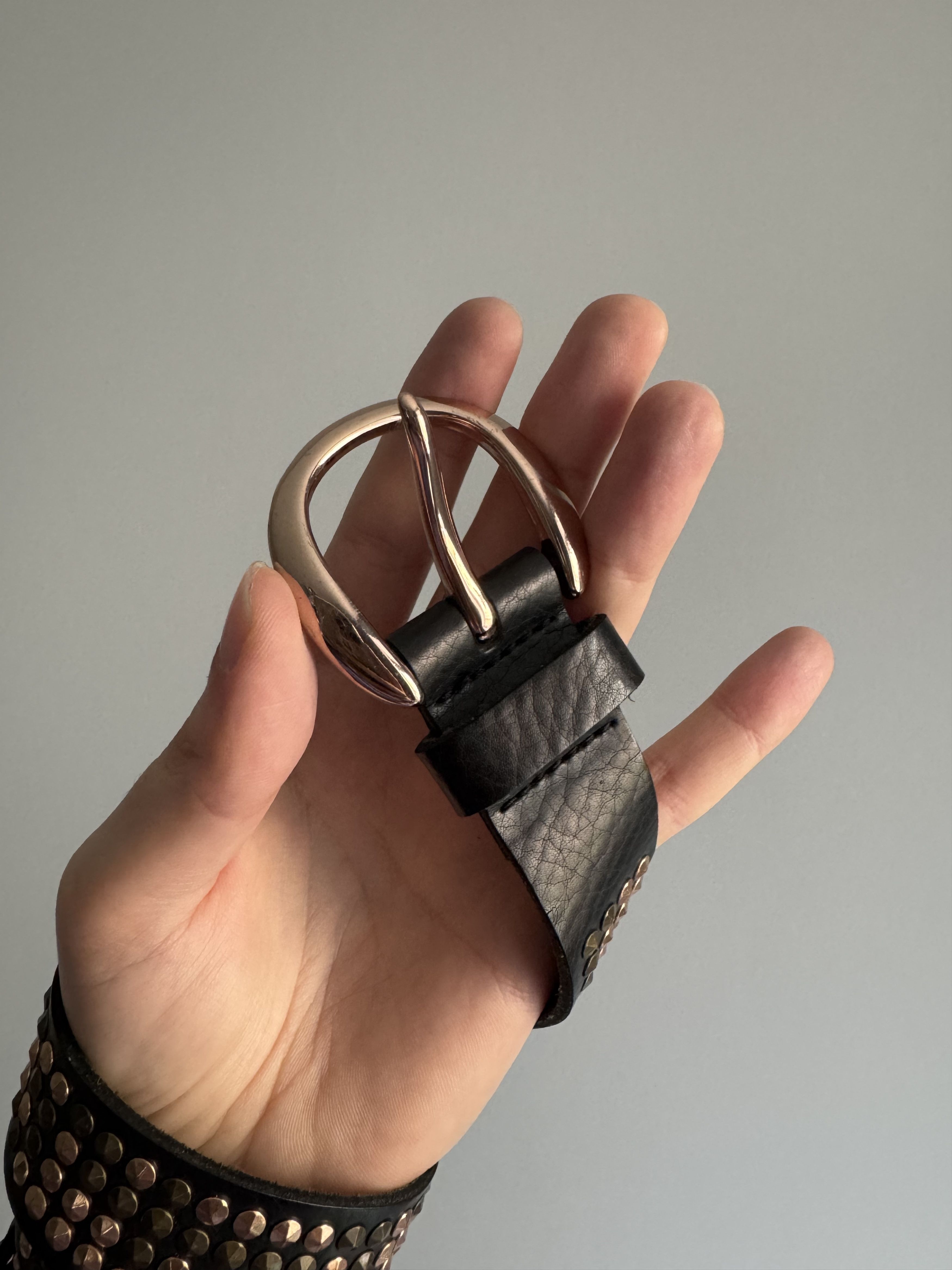 Vintage Vintage Vanzetti Leather Stud Belt Cowboy Western Aesthetic Size ONE SIZE - 4 Thumbnail