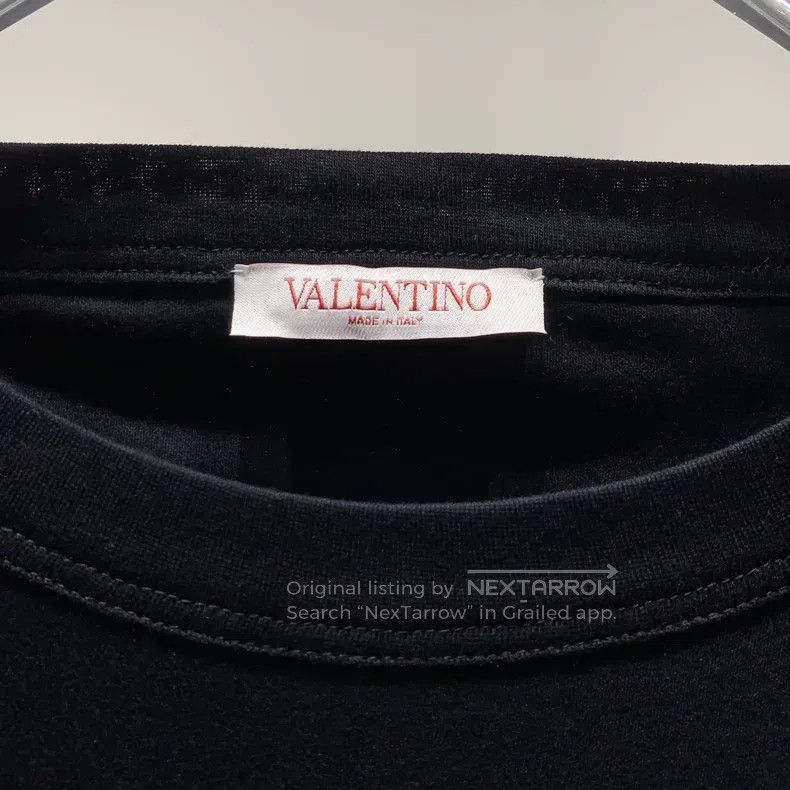 Valentino Valentino Badge labeled short-sleeved T-shirt Size US L / EU 52-54 / 3 - 3 Thumbnail