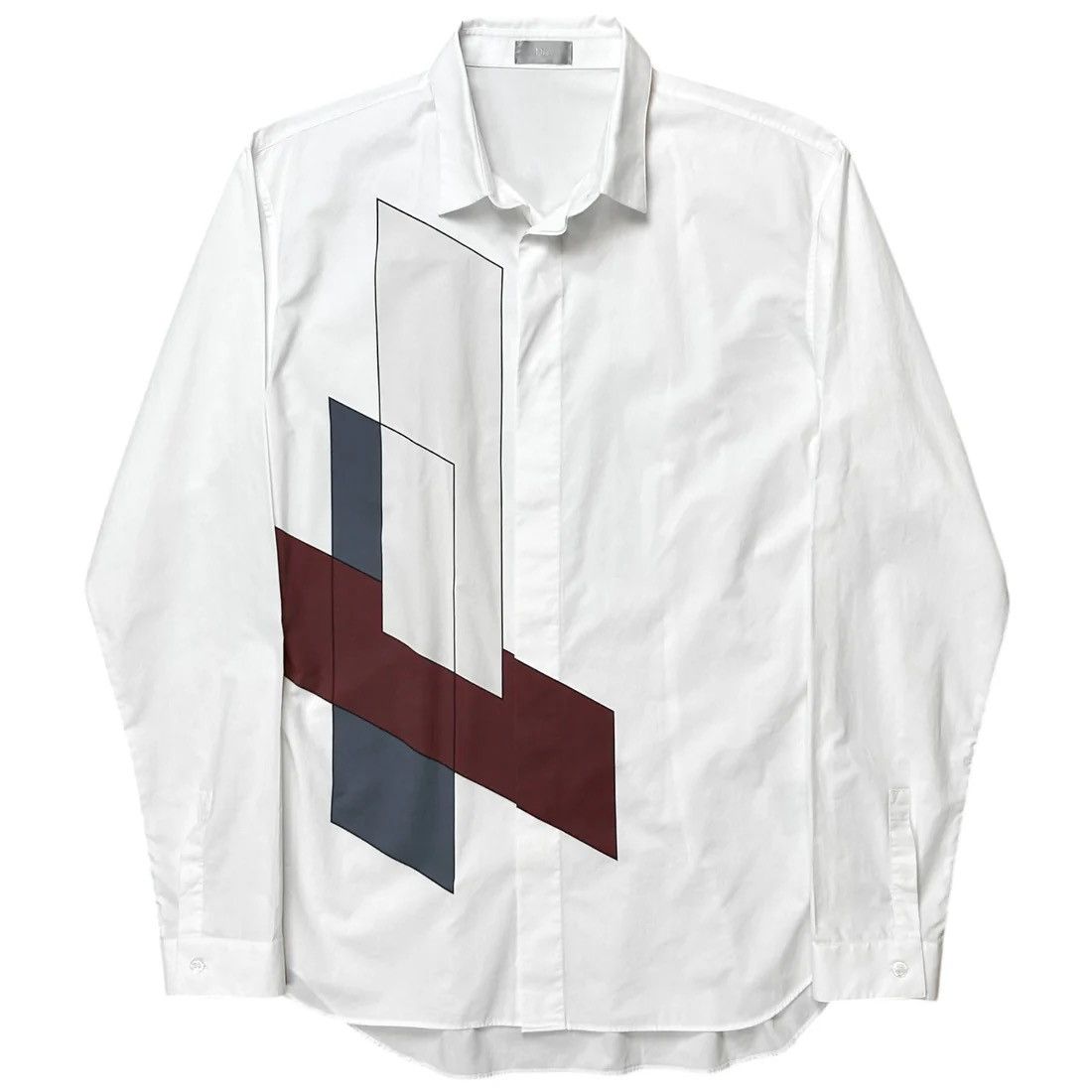 Dior Dior Homme Geometric Print Shirt - SS14 Size US M / EU 48-50 / 2 - 1 Thumbnail