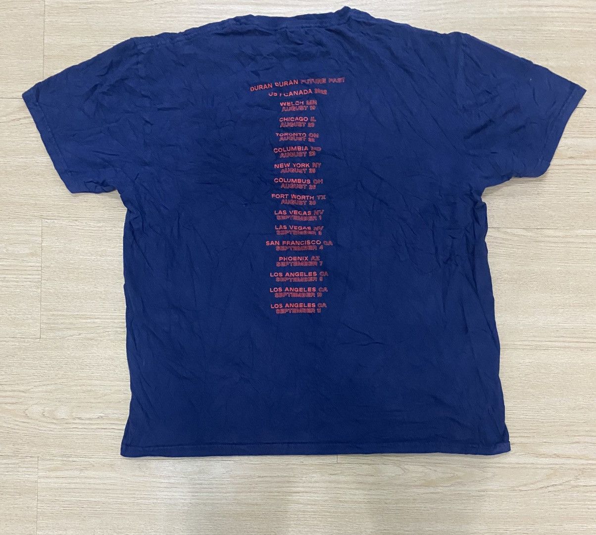 Band Tees DURAN DURAN LINE UP MEMBERS ROCK BAND TOUR TSHIRT Size US XL / EU 56 / 4 - 3 Thumbnail