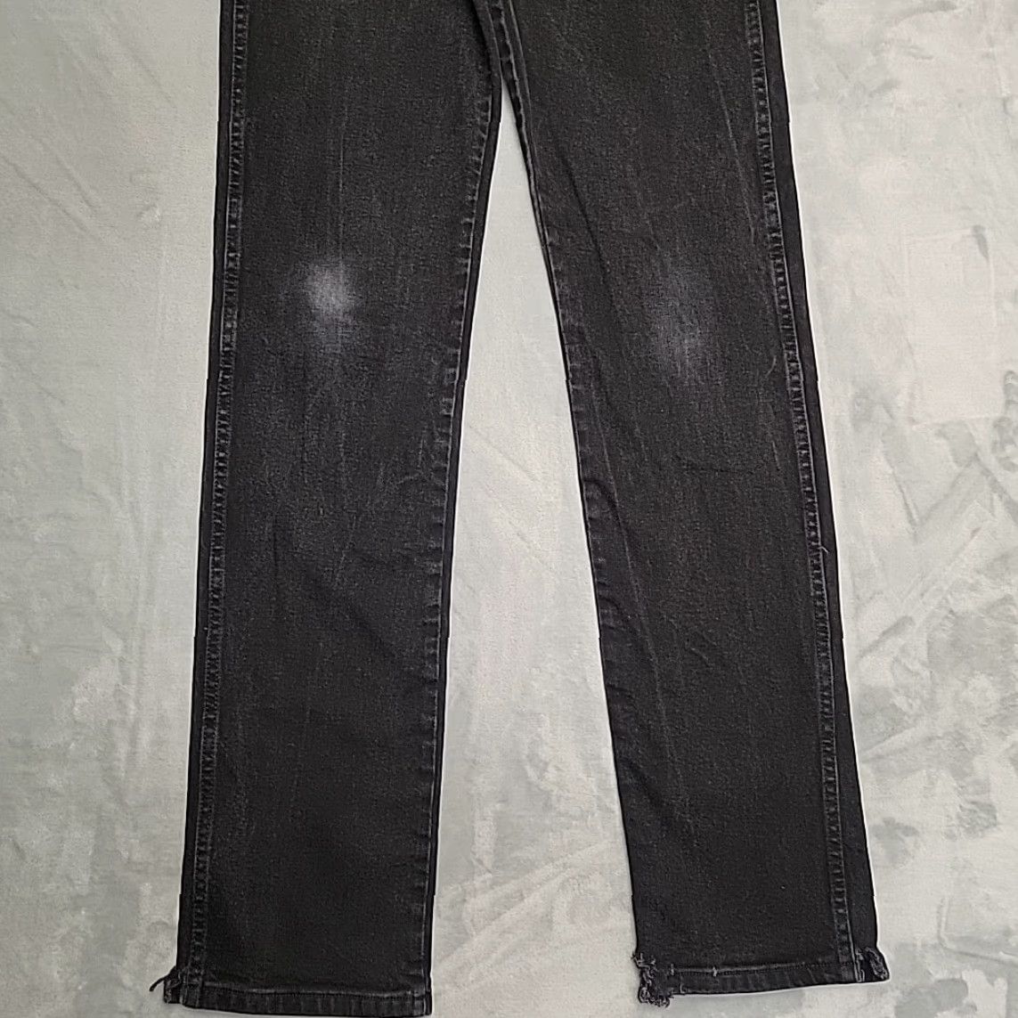 Wrangler VINTAGE Wrangler Jeans Mens 32x38 Distressed Black Denim Western Cowboy Pants A001 Size US 32 / EU 48 - 2 Thumbnail