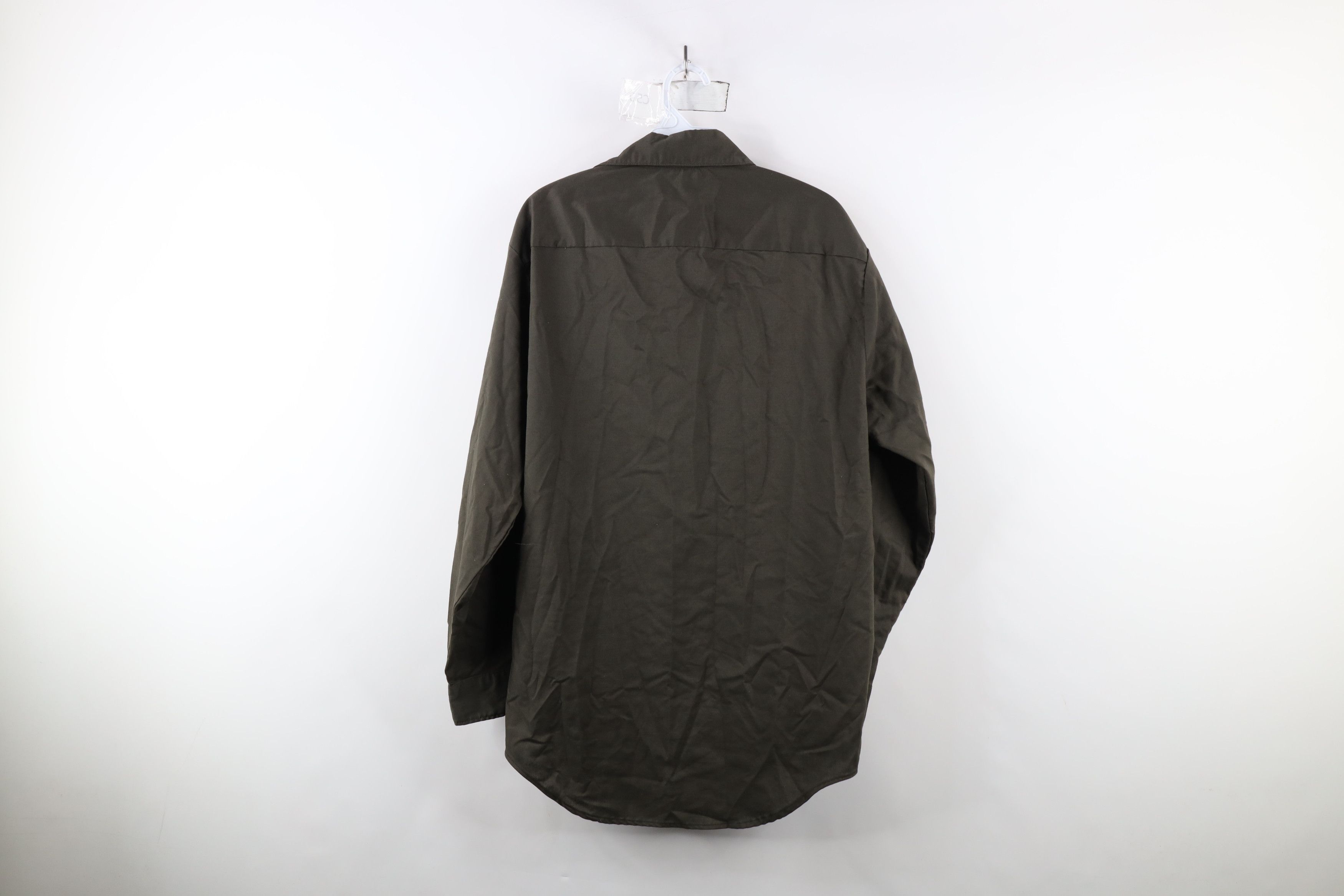 Vintage Vintage 60s 70s Big Mac Workwear Mechanic Work Button Shirt Size US XL / EU 56 / 4 - 13 Thumbnail