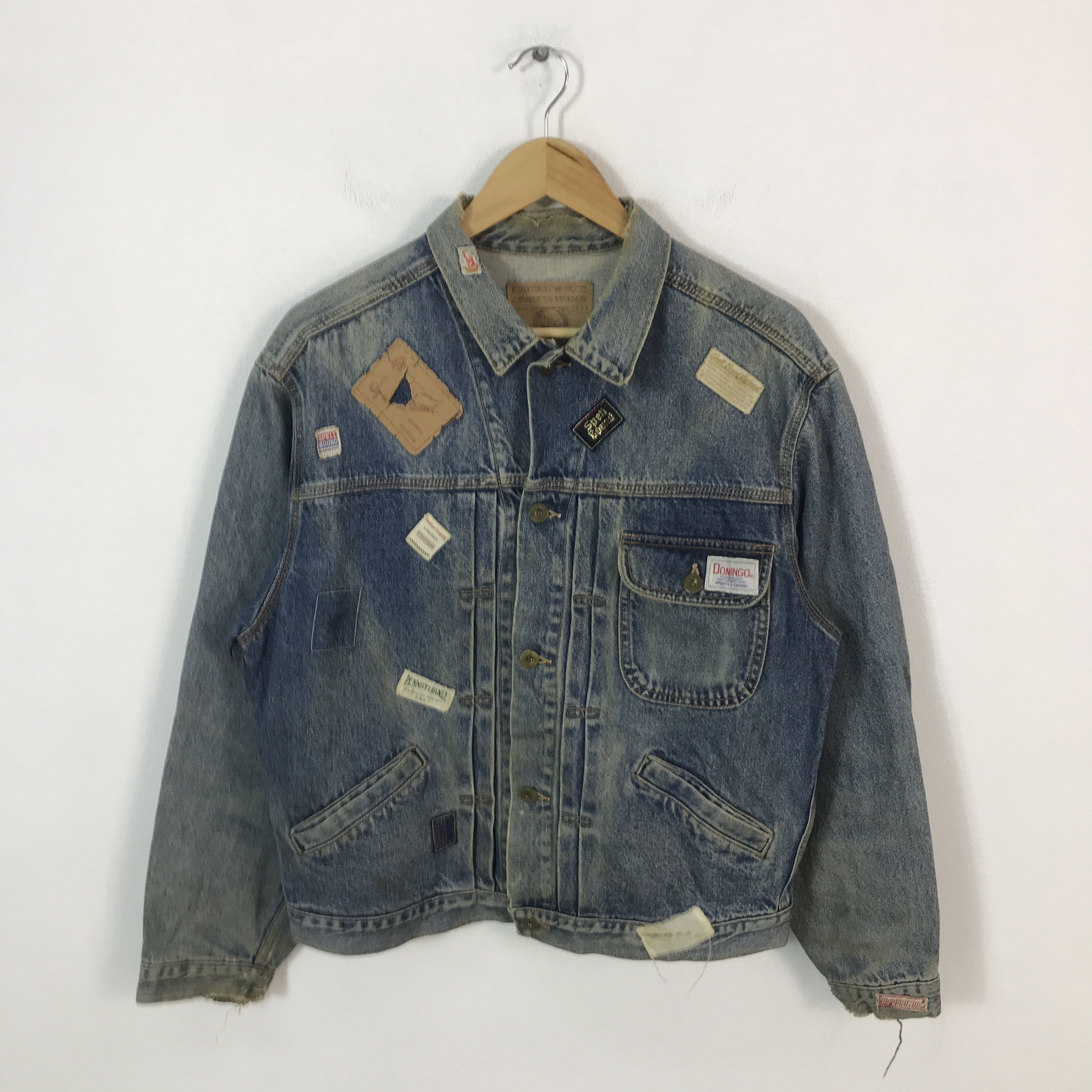Spellbound Vintage spell bound Japan Distressed Button jacket Size US L / EU 52-54 / 3 - 1 Thumbnail