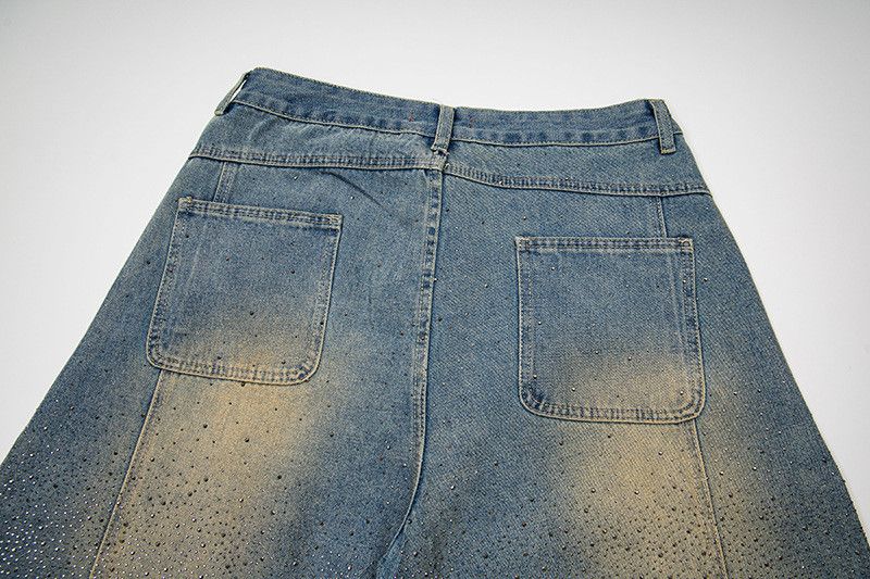 Vintage Men's Loose Washed & Distressed Straight-Leg Street Jeans Size US 32 / EU 48 - 4 Thumbnail
