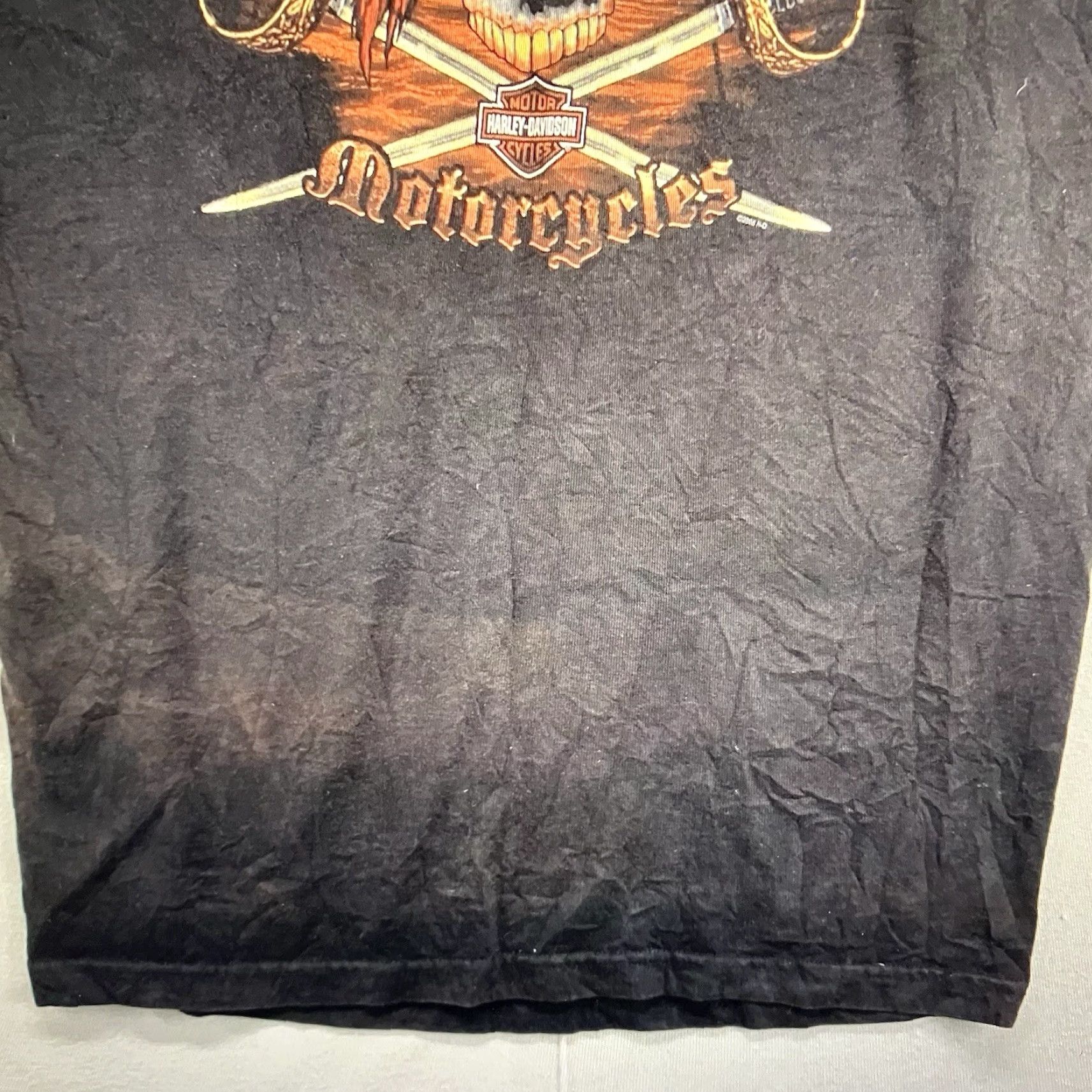 Harley Davidson Harley-Davidson T-Shirt Adult Small Black Graphic Print Biker Motorcycle USA 2000s Size US S / EU 44-46 / 1 - 5 Thumbnail