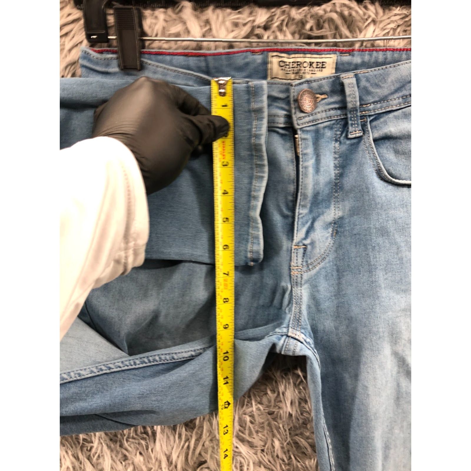 Cherokee Cherokee Slim Fit Jeans Womens Light Blue 32 Slim Denim 5-Pocket Belt Loops Modern American Size 24" / US 00 / IT 34 - 4 Thumbnail