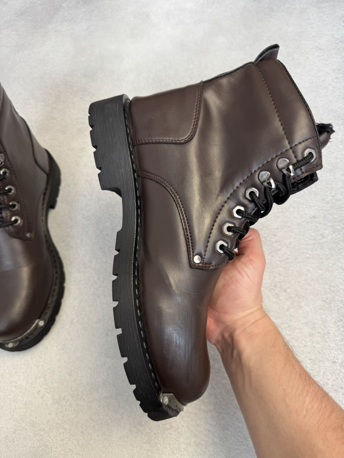 Harley Davidson Vintage Harley Davidson Brown Leather Insulated Boots US10 Size US 10 / EU 43 - 10 Thumbnail