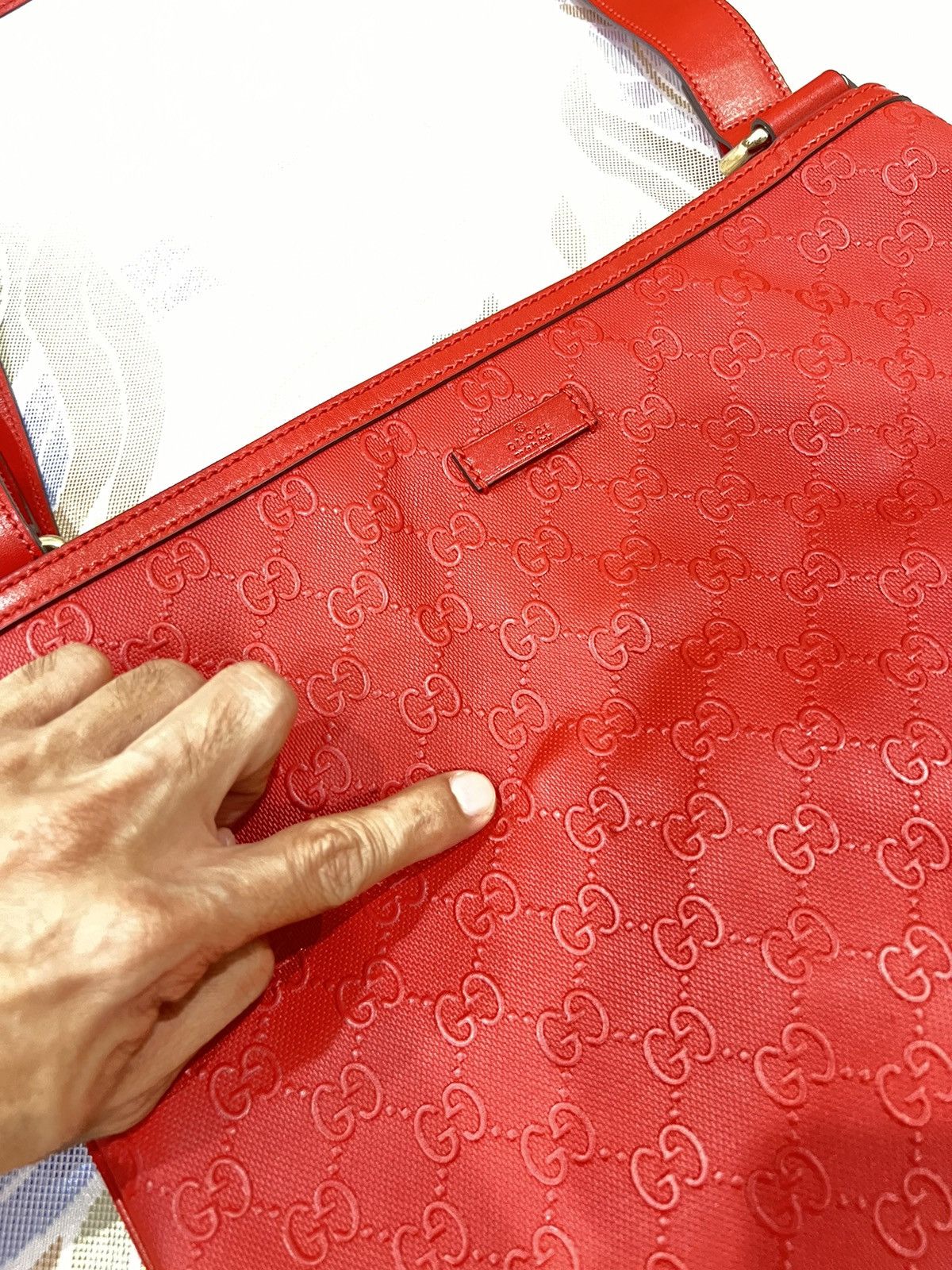 Gucci Gucci sling bag red monogram Size ONE SIZE - 19 Thumbnail