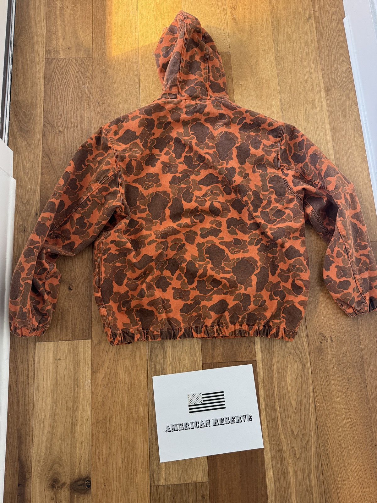 Carhartt Wip CARHARTT WIP ORANGE DUCK CAMO ACTIVE JACKET Size US L / EU 52-54 / 3 - 2 Thumbnail