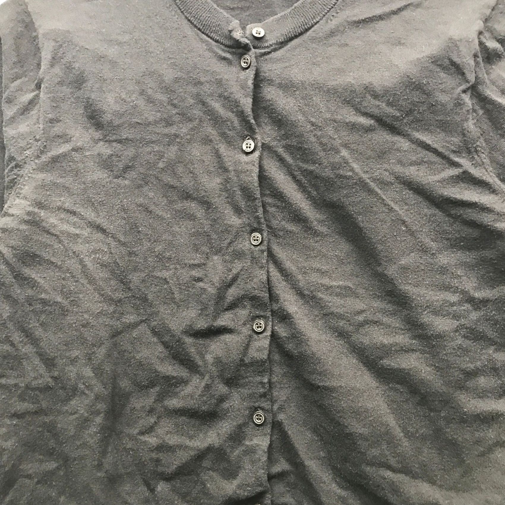 J.Crew J. Crew Cardigan Sweater Women's XL Long Sleeve Button Black Stretch Poly Blend Regular Fit Casual Formal Knit Sweatery Jazz? Size XL / US 12-14 / IT 48-50 - 5 Thumbnail