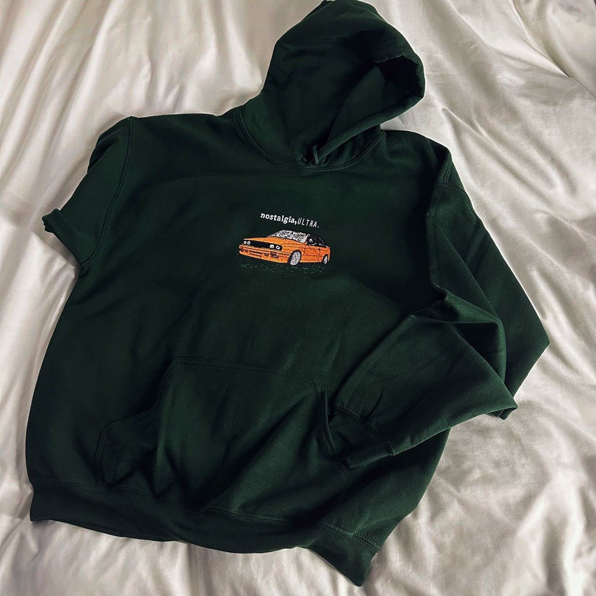 Frank Ocean Nostalgia, Ultra embroidered frank ocean forest green hoodie Size US L / EU 52-54 / 3 - 3 Thumbnail