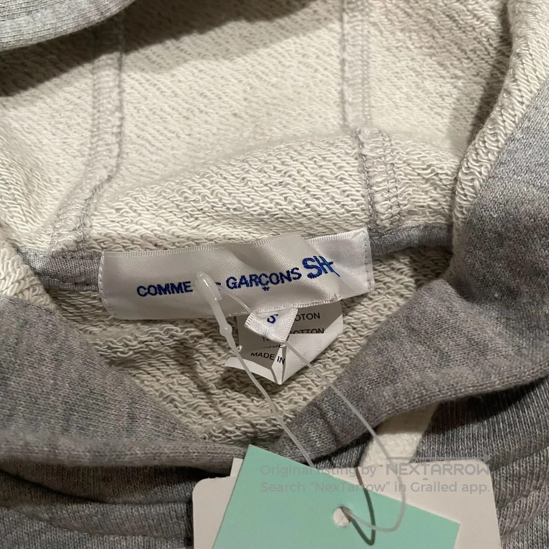 CDG by Comme des Garcons Comme des Garçons Men's Hooded Sweatshirt. Size US S / EU 44-46 / 1 - 5 Thumbnail