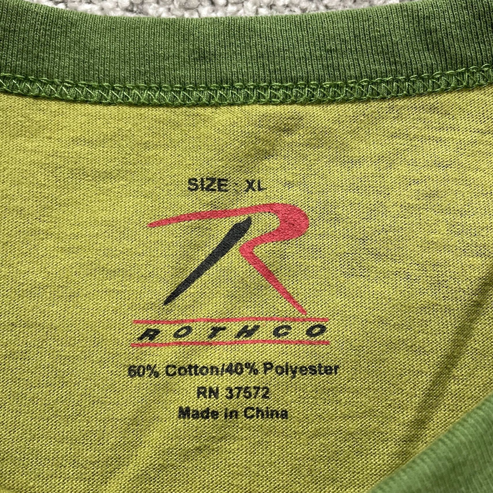Rothco Rothco T-Shirt Mens XL Green Camouflage Crew Neck Short Sleeve Military Tee Size US XL / EU 56 / 4 - 5 Thumbnail