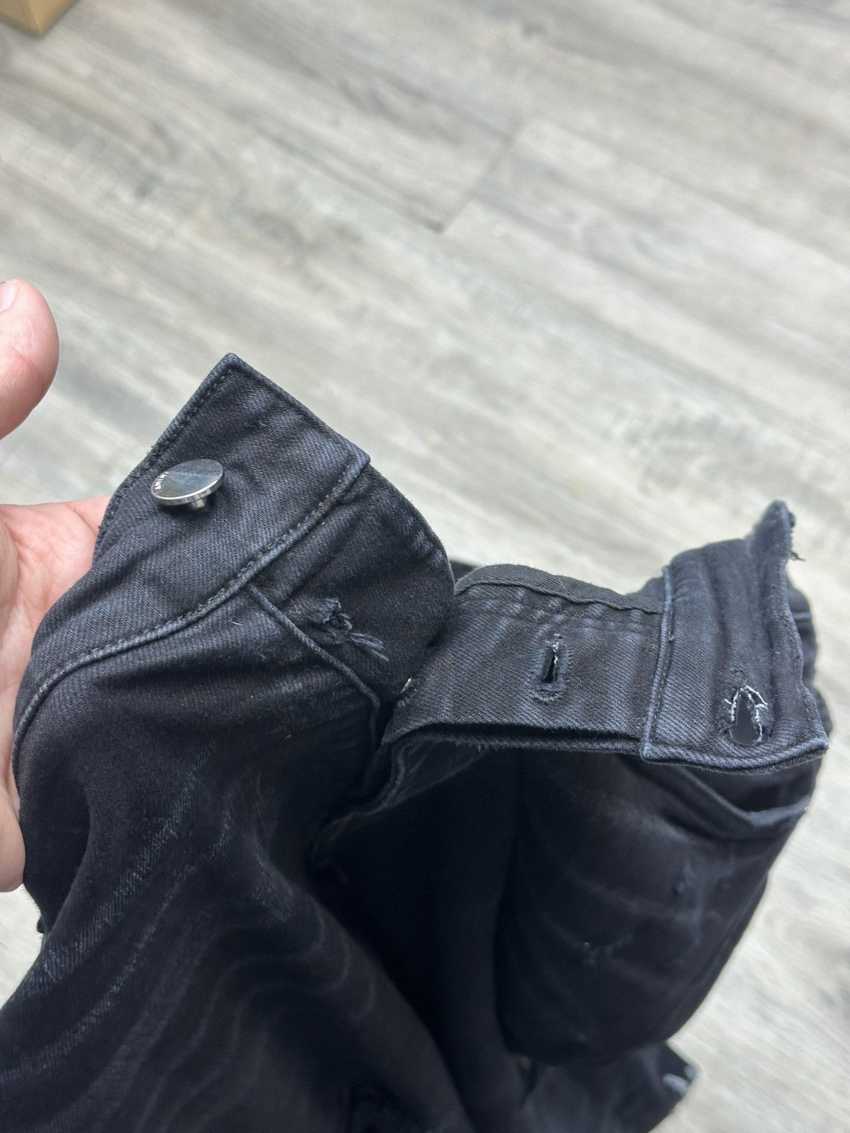 Amiri Amiri Bandana Flame Jeans - Aged Black/Blue Size US 40 / EU 56 - 9 Thumbnail