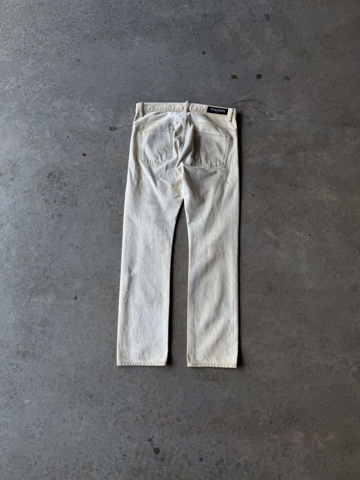 Balmain Balmain SS12 Dirty Wash Denim Size US 30 / EU 46 - 5 Thumbnail