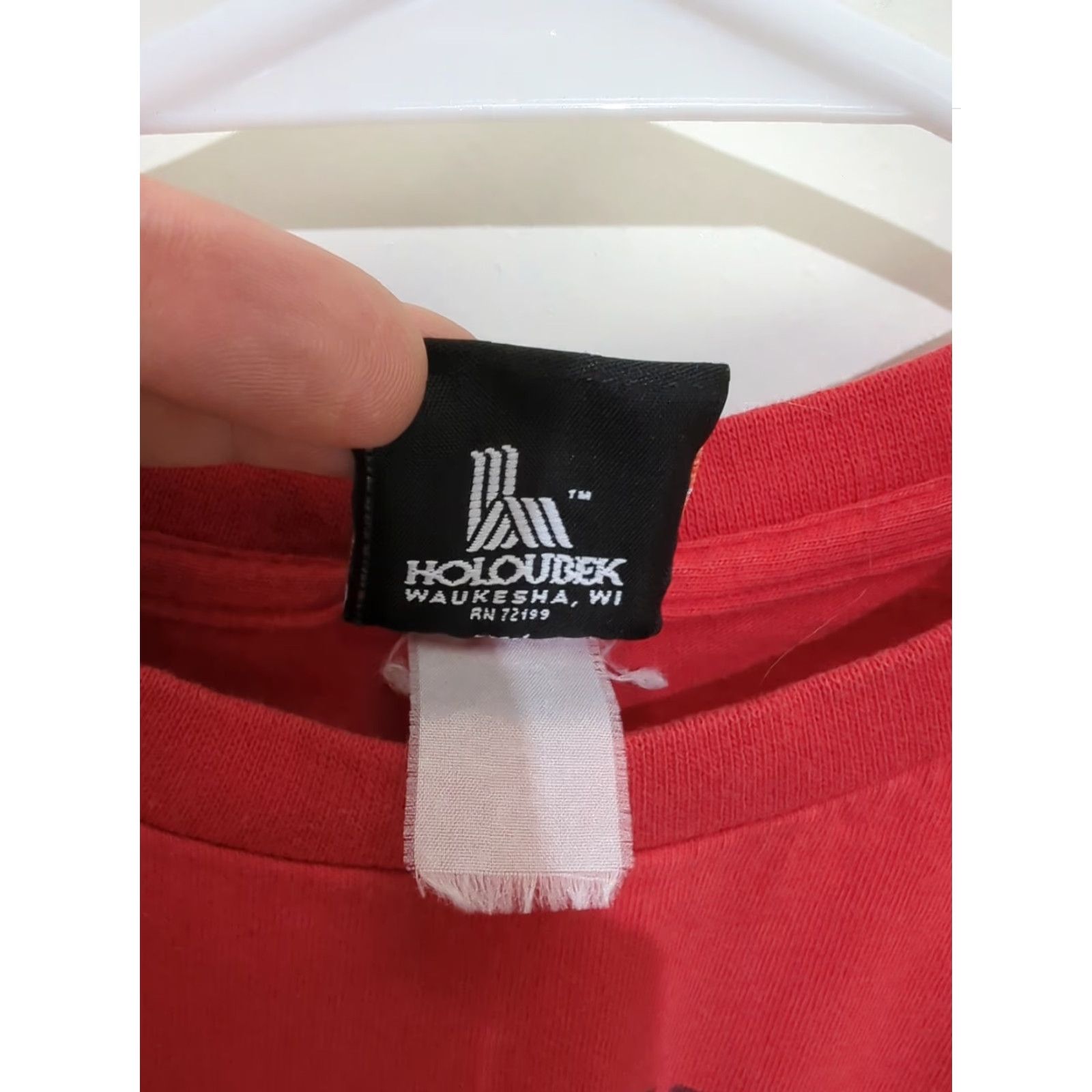 Harley Davidson Harley-Davidson Shirt Womens XL Red Long Sleeve Motorcycle Flag Stars Michigan Size XL / US 12-14 / IT 48-50 - 3 Thumbnail