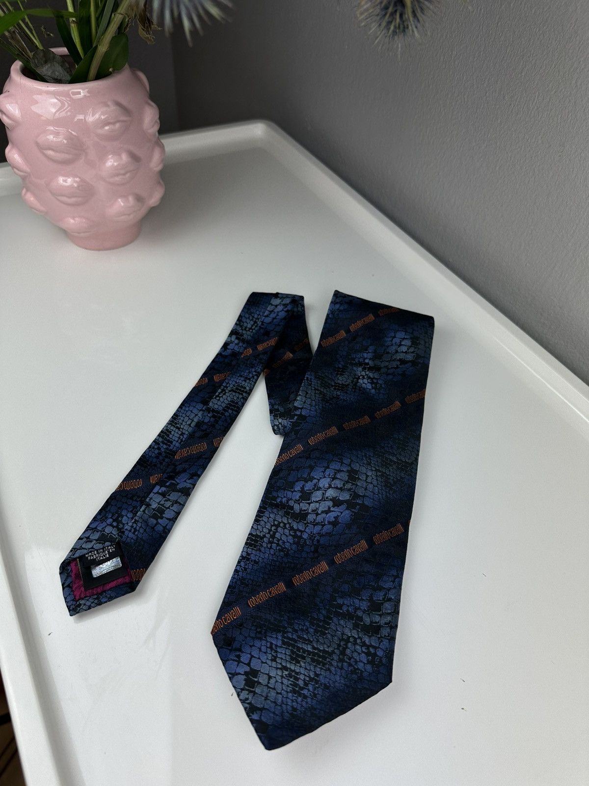 Roberto Cavalli Rare Roberto Cavalli Silk Tie Size ONE SIZE - 1 Thumbnail