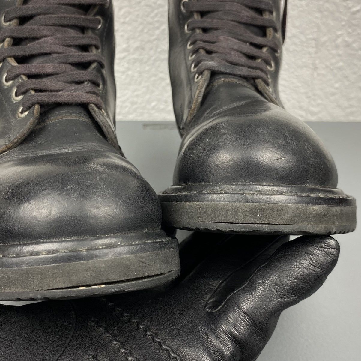 Rick Owens AW2013/14 Army Boots Size US 5.5 / EU 38 - 8 Thumbnail