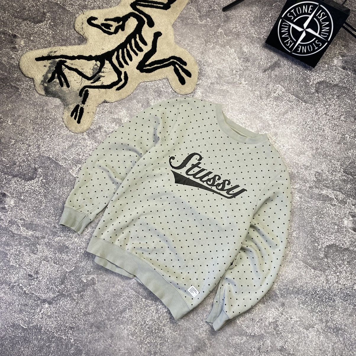 Stussy Men’s Stussy Big Graphic logo Japanese y2k sweatshirt Size US M / EU 48-50 / 2 - 2 Thumbnail