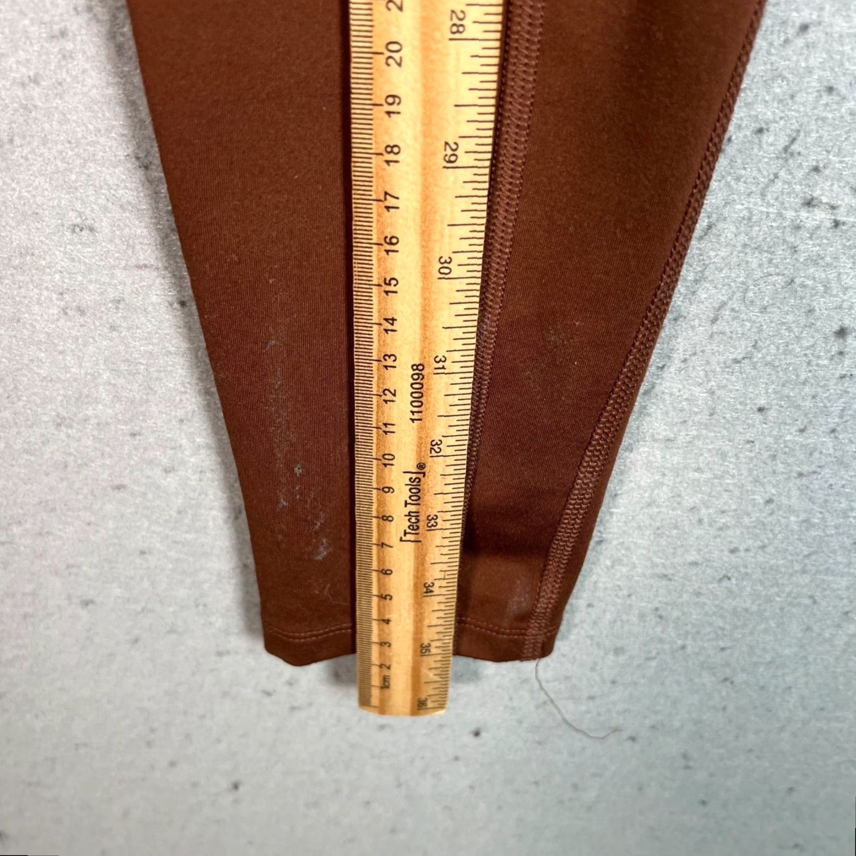 Girlfriend Collective VINTAGE Girlfriend Collective Womens High-Waisted Brown Leggings Size Small Size 28" / US 6 / IT 42 - 6 Thumbnail