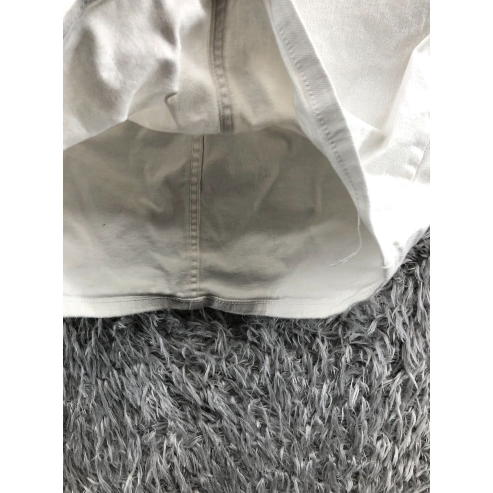 J.Crew J.Crew Skirt Womens Size 30 White Midi Straight & Pencil Twill with Pockets Logo Barbie Button Front Flat Front Regular Rise Mid Wash Linen? Size 30" / US 8 / IT 44 - 4 Thumbnail