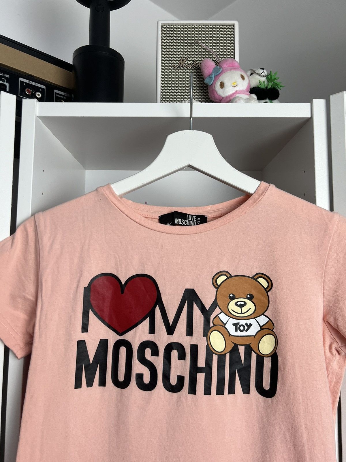 Love Moschino × Moschino Love Moschino baby tee crop top XS avantgarde designer 00s Size XS / US 0-2 / IT 36-38 - 3 Thumbnail