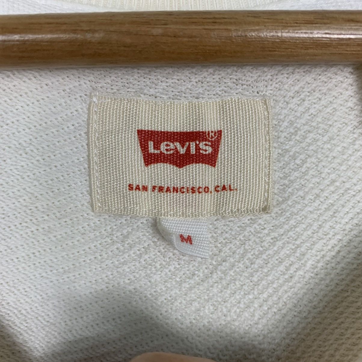 Levi's Levis White Big Logo Sweatshirt Size US M / EU 48-50 / 2 - 12 Thumbnail