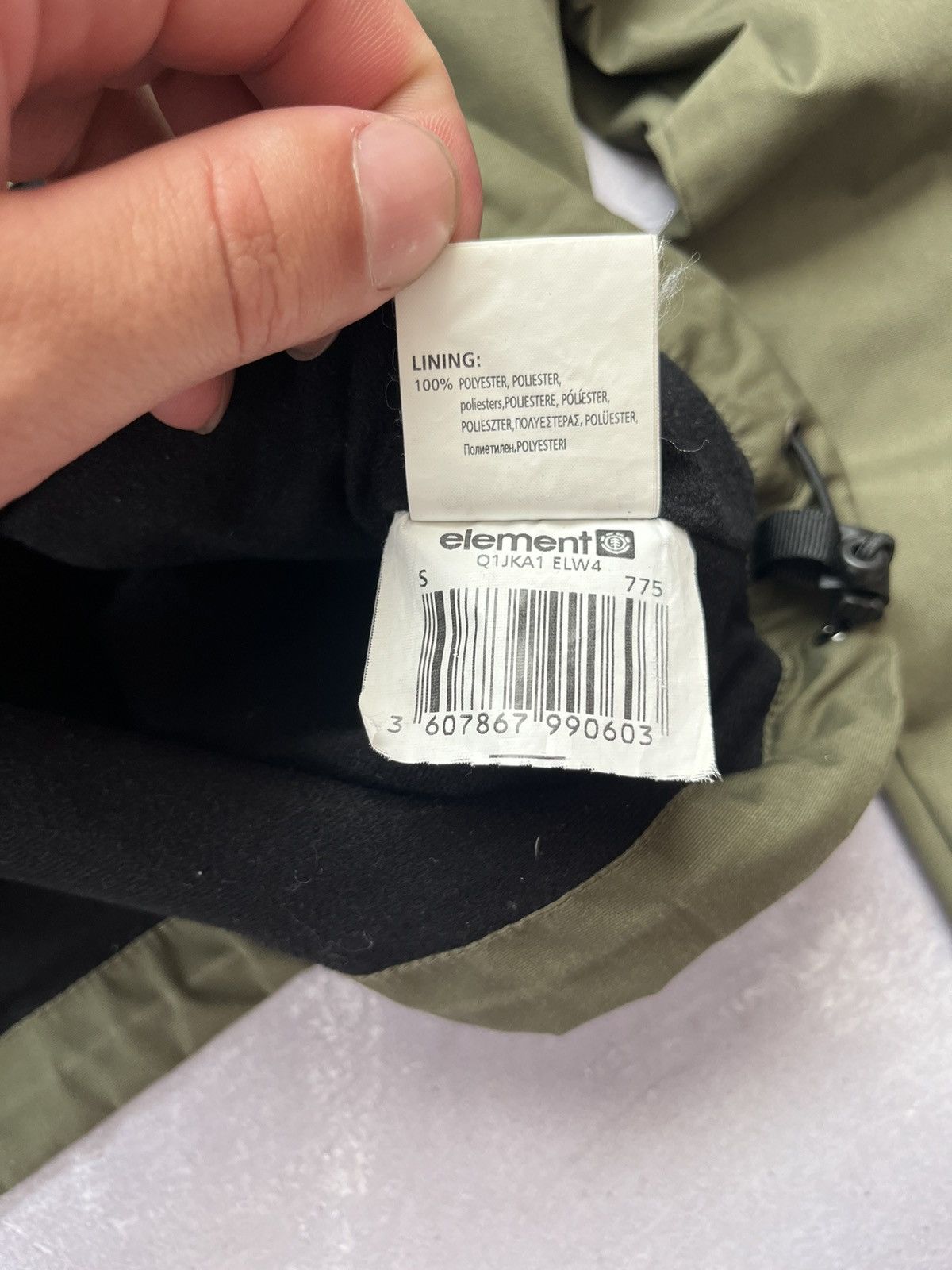 Element Vintage Element Windbreaker Hooded Zip Loght Jacket Green Size US S / EU 44-46 / 1 - 9 Thumbnail
