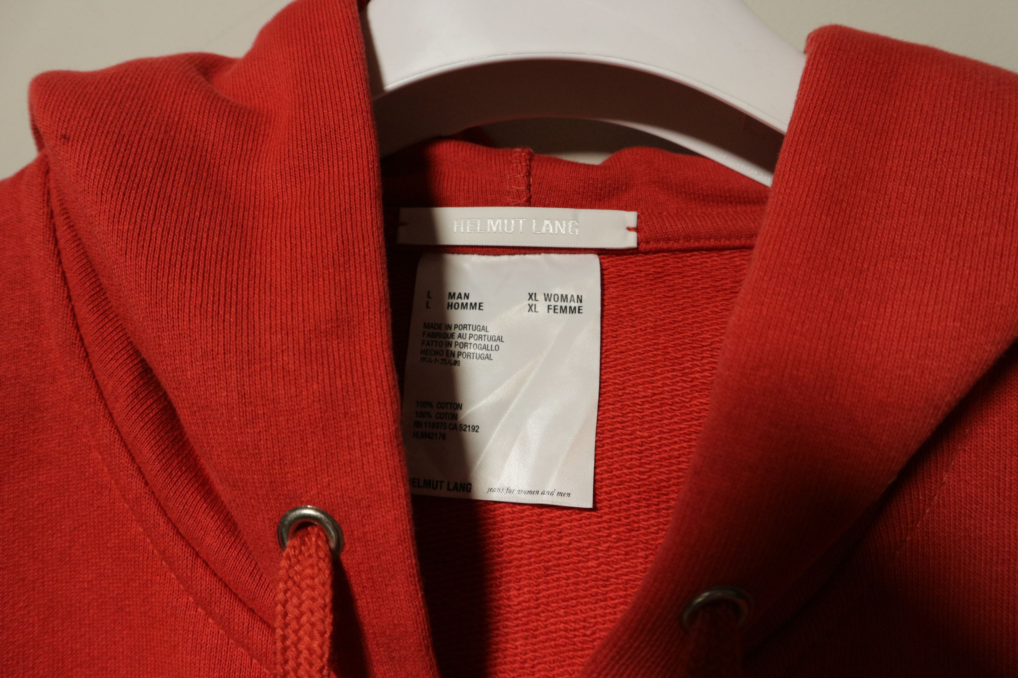 Helmut Lang Ebroidered logo hoodie Size US L / EU 52-54 / 3 - 4 Thumbnail