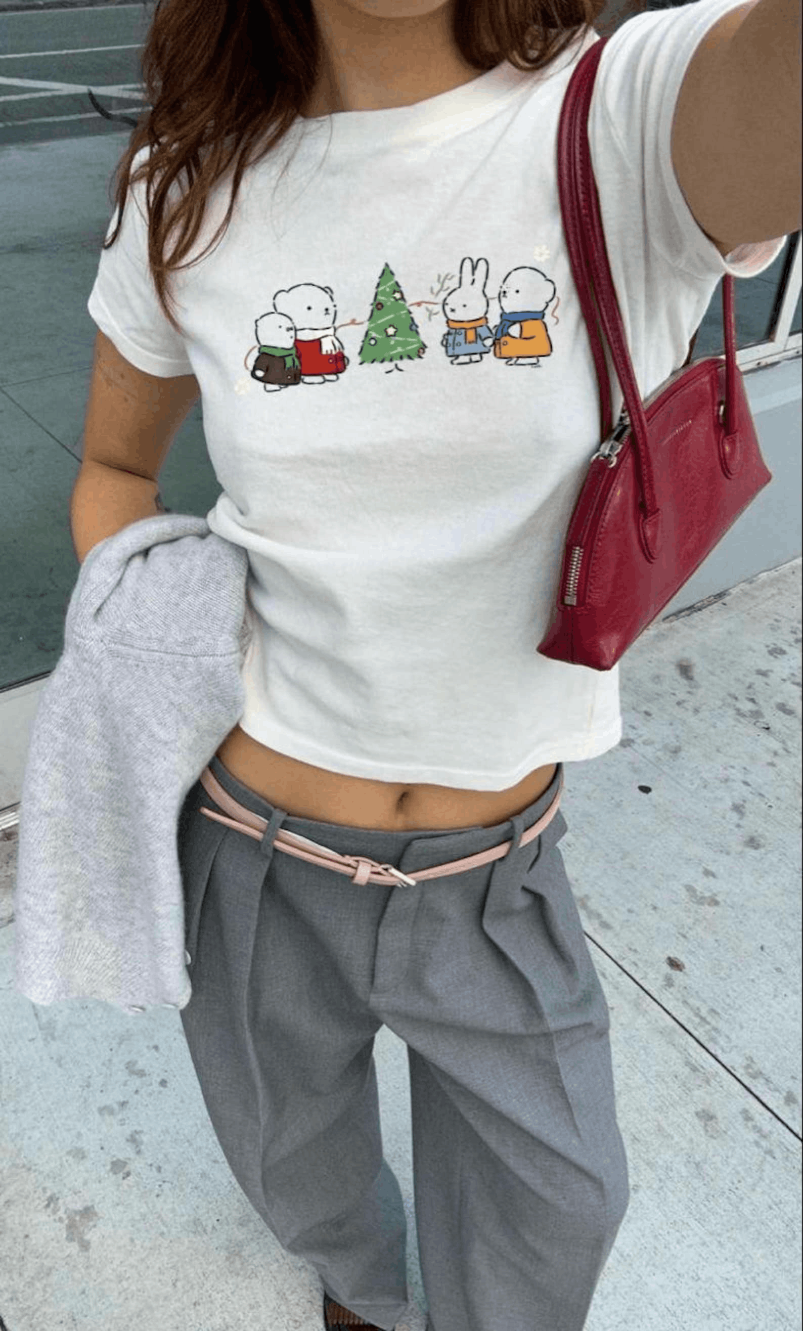 Other Holiday Miffy White Baby Tee Shirt Size M / US 6-8 / IT 42-44 - 1 Thumbnail