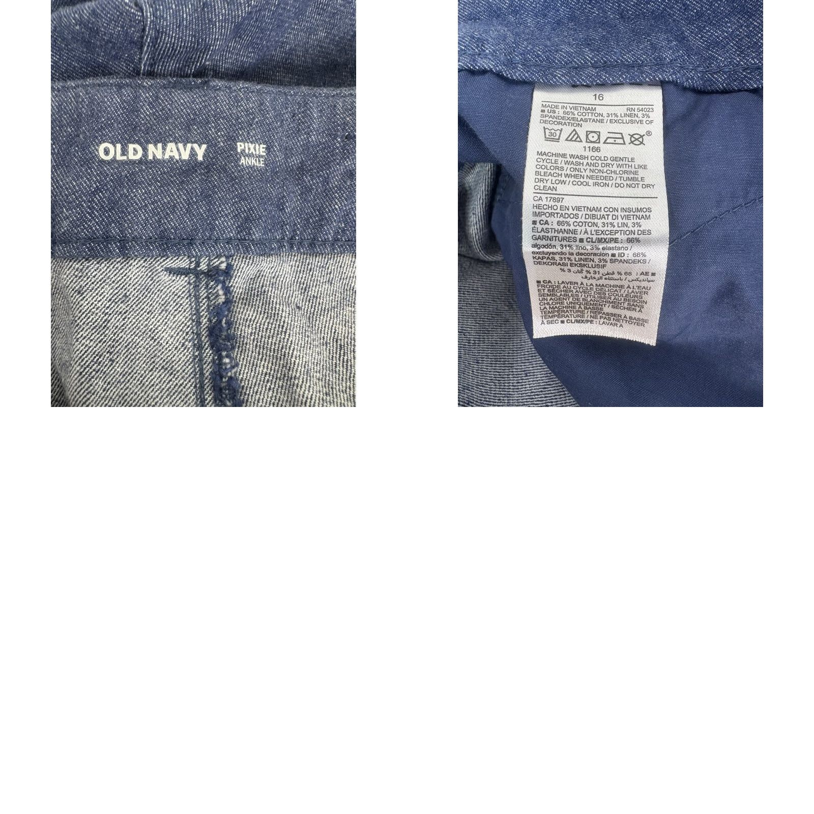 Old Navy Old Navy Medium Wash Pixie Ankle Jeans Womens Size 16 Blue Denim Size 38" / US 16 / IT 52 - 8 Thumbnail
