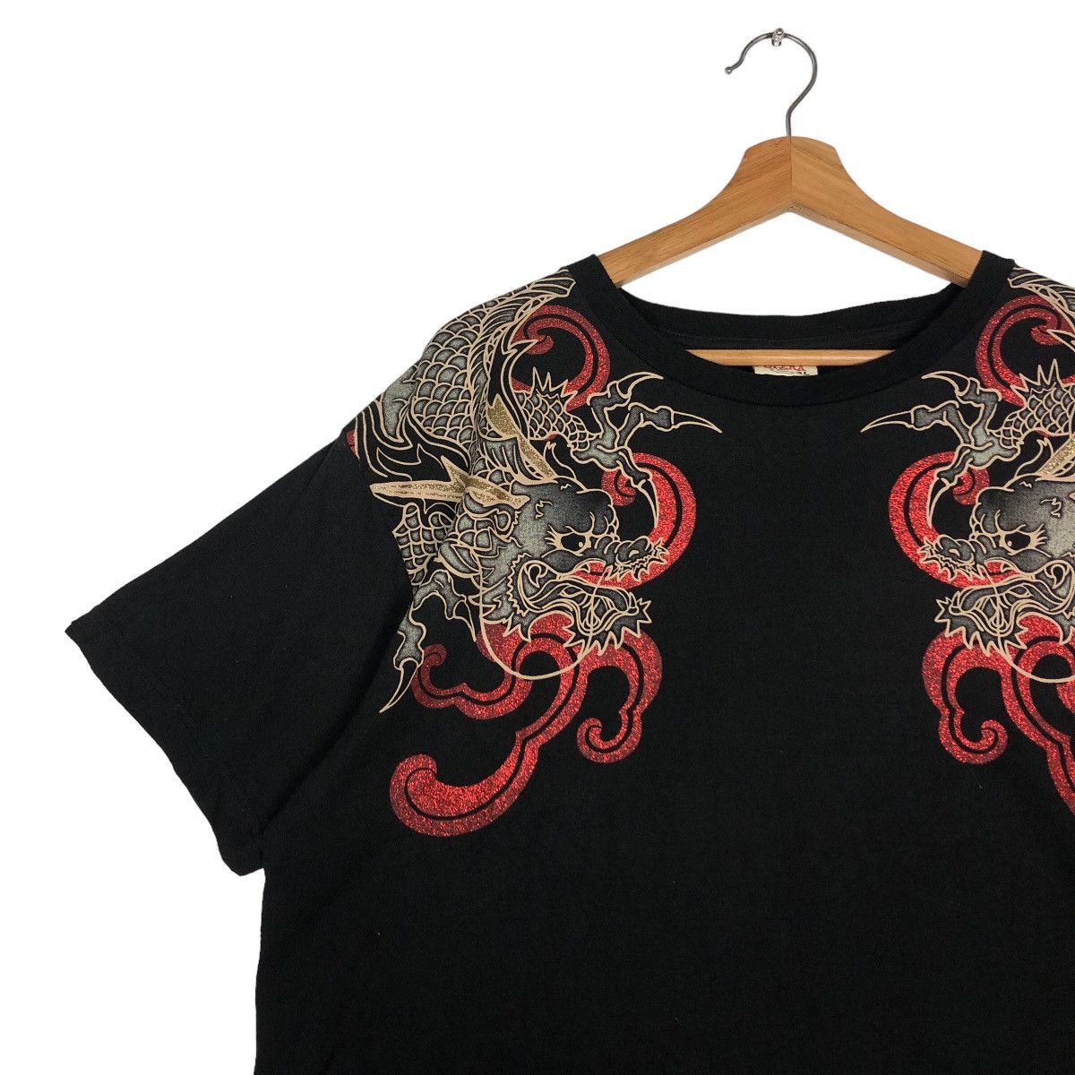 Japanese Brand 🔥Space Opera Vintage Sukajan T-Shirt Over Print Big Logo Size US L / EU 52-54 / 3 - 6 Thumbnail