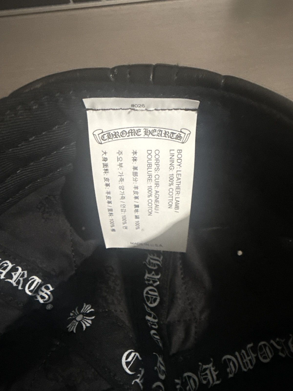 Chrome Hearts chrome hearts leather spider web hat Size ONE SIZE - 7 Thumbnail