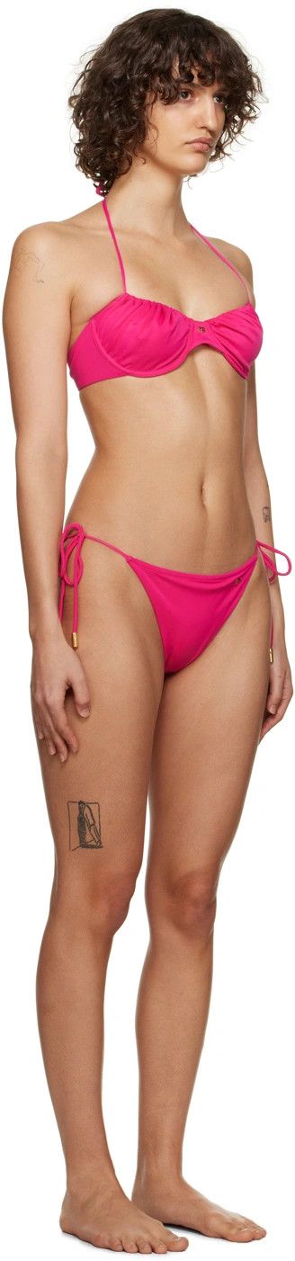 Tom Ford o1loc1c0724 BIJ005 Bikini Set in Pink Size L / US 10 / IT 46 - 2 Thumbnail