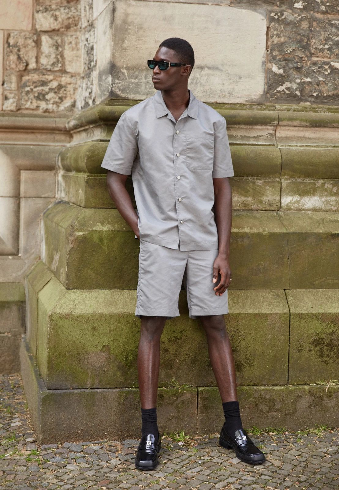 !DS! FW22 Han Kjobenhavn Grey Summer Shirt Short Sleeve