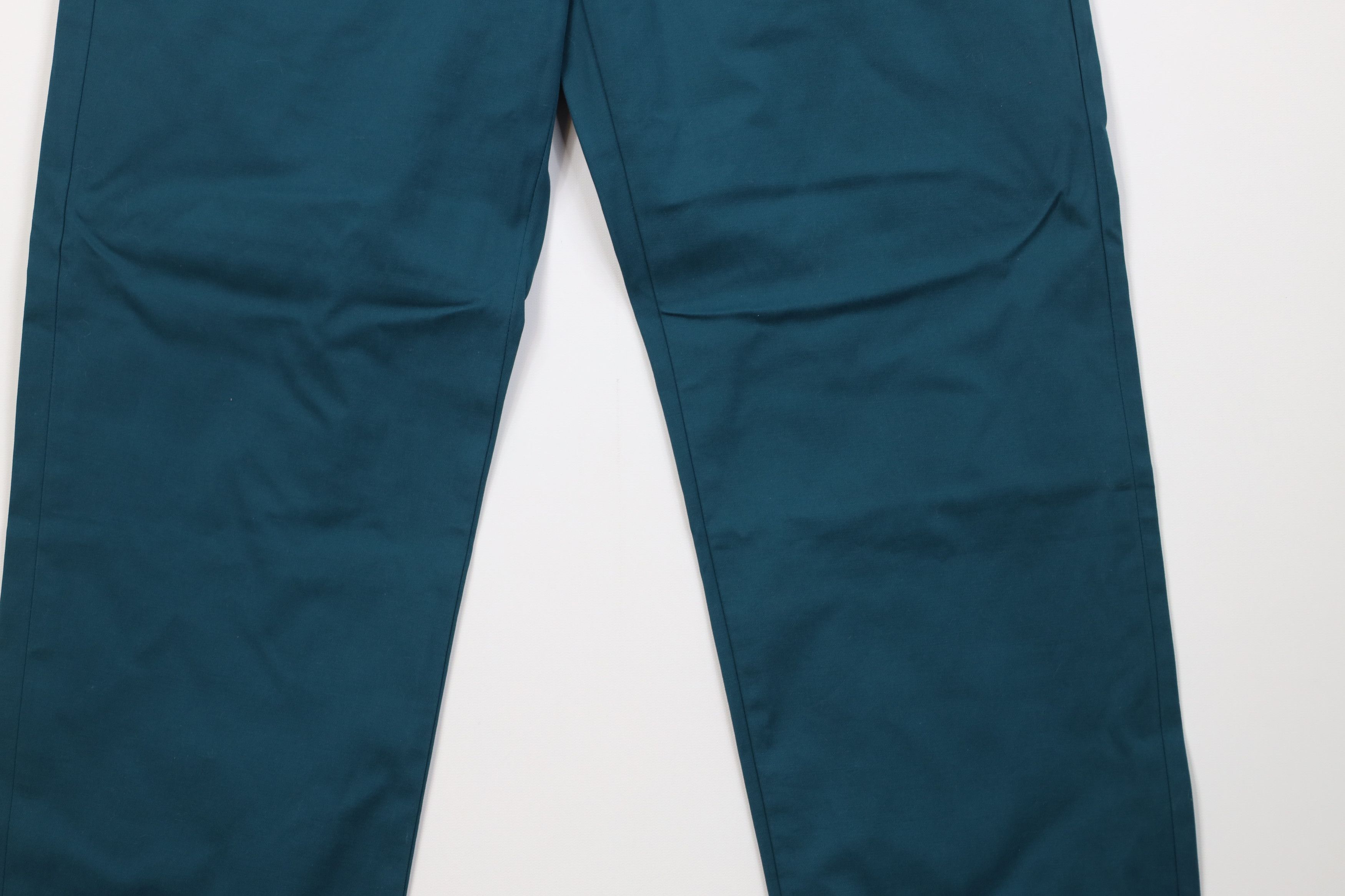Lands' End New Lands End Cuffed Stretch Straight Leg Chino Pants Teal Size US 32 / EU 48 - 4 Thumbnail
