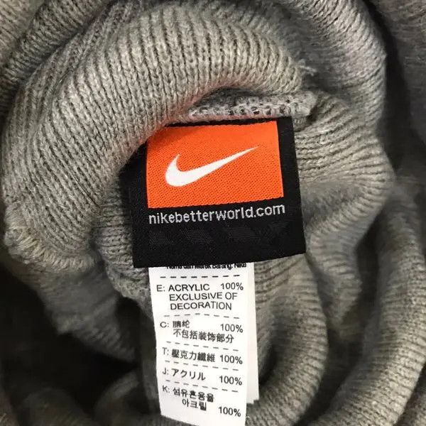 Nike × Vintage Vintage Nike Swoosh Beanie Hat Size ONE SIZE - 4 Thumbnail