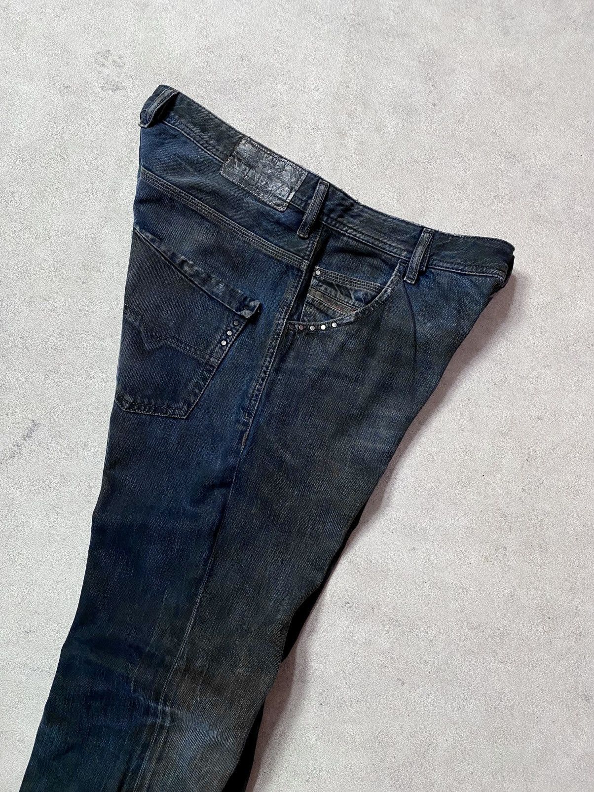 Diesel RARE Diesel Krooley Denim Regular Slim Carrot Size US 33 - 9 Thumbnail