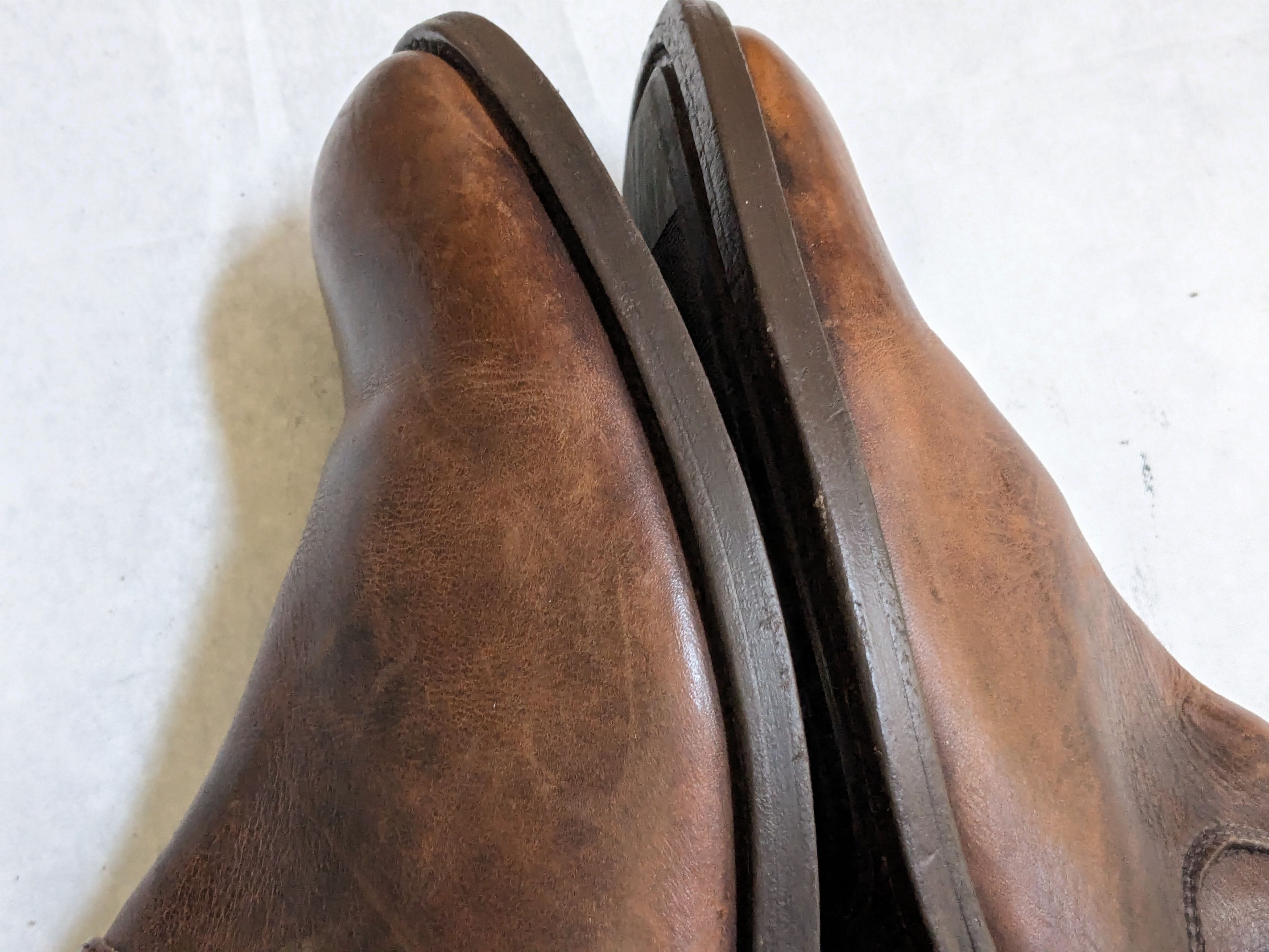 Frye Frye Engineer Boots Brown 11 D Stepas Buckle Leather Size US 11 / EU 44 - 6 Thumbnail
