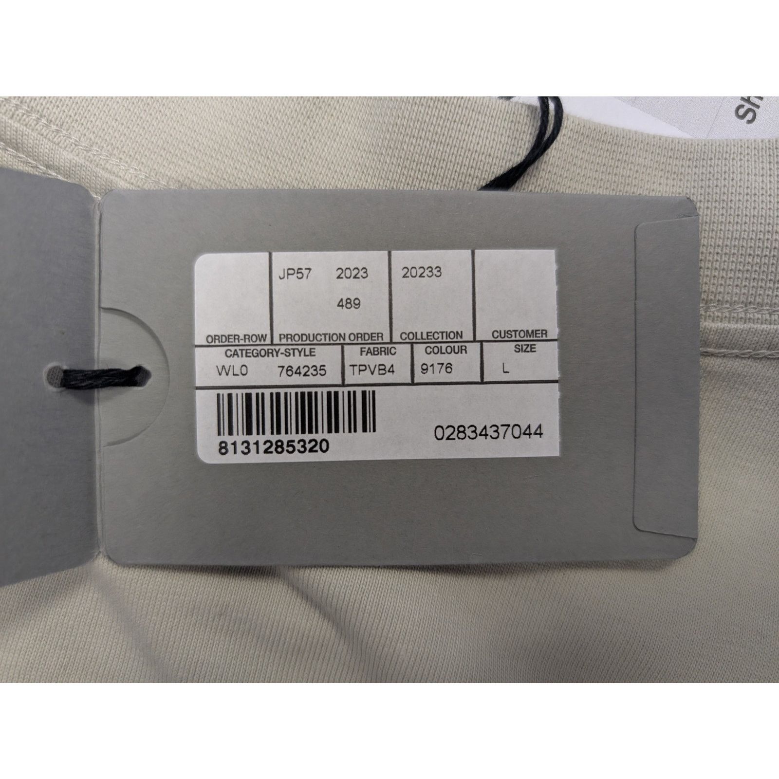 Balenciaga o1rshd1 Cities - Cannes Vint Jersey T-Shirt in Shell/White Size US L / EU 52-54 / 3 - 21 Thumbnail