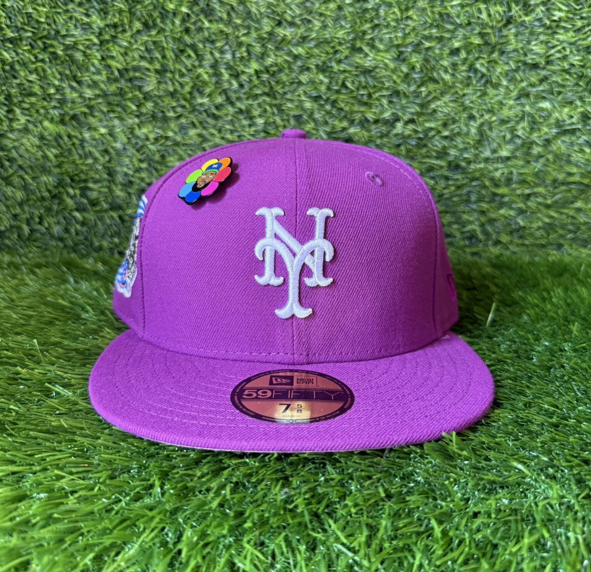 New Era Jae Tips x Hat Club EXCLUSIVE NY Mets Fitted Hat Size ONE SIZE - 2 Thumbnail