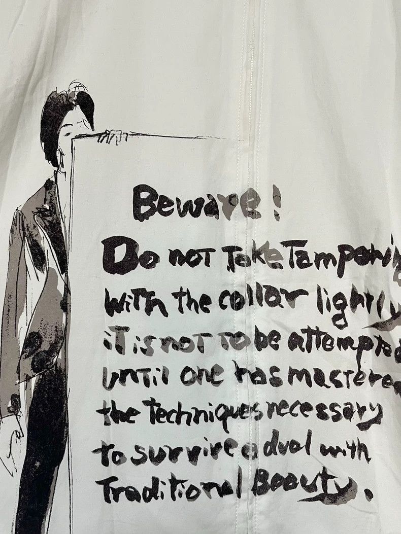 Yohji Yamamoto Yohji Yamamoto show white shirt trench coat double head-250 Size US M / EU 48-50 / 2 - 6 Thumbnail