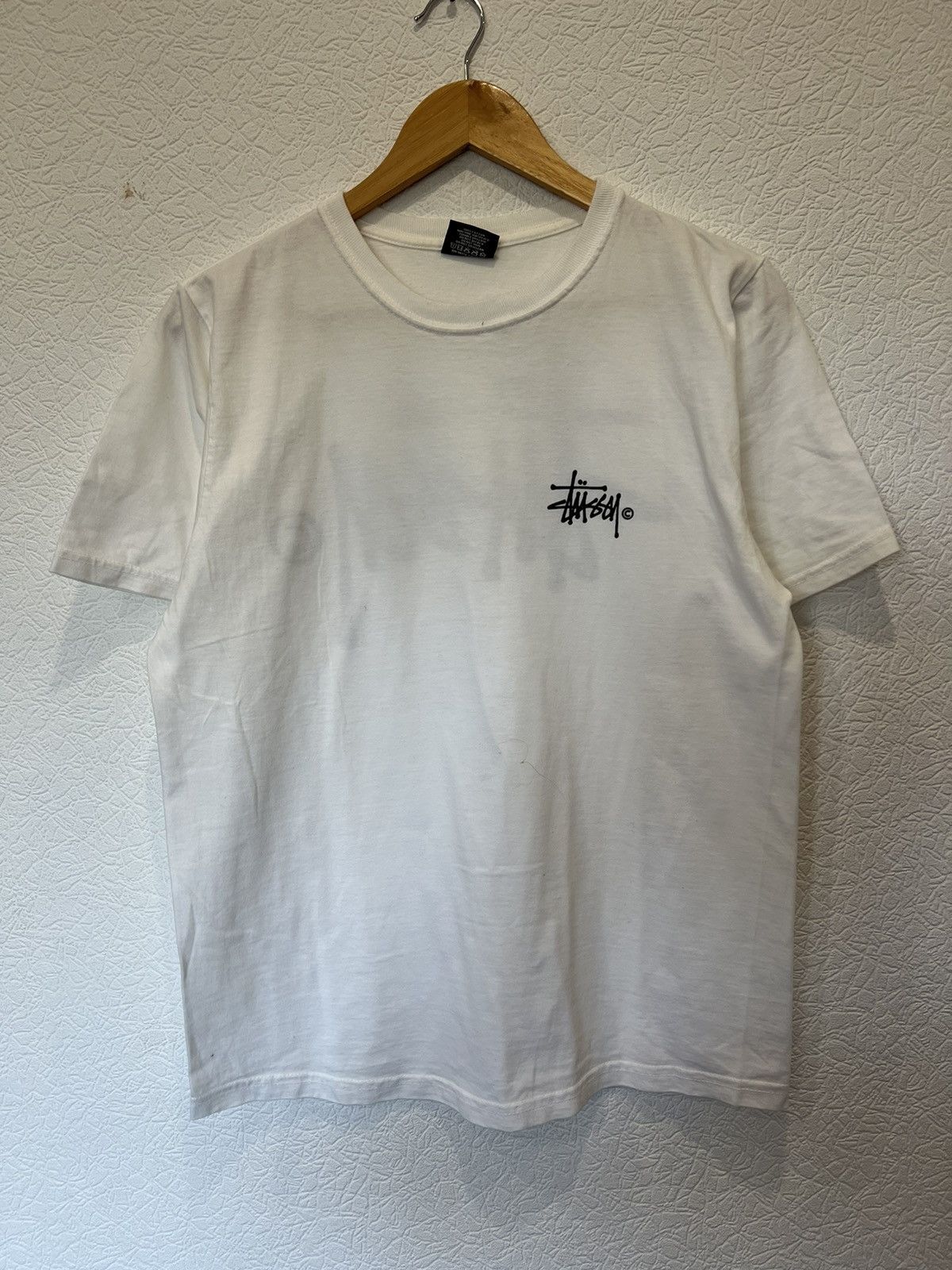 Stussy × Vintage Vintage Stussy White T Shirt Tee Sk8 Size US S / EU 44-46 / 1 - 2 Thumbnail