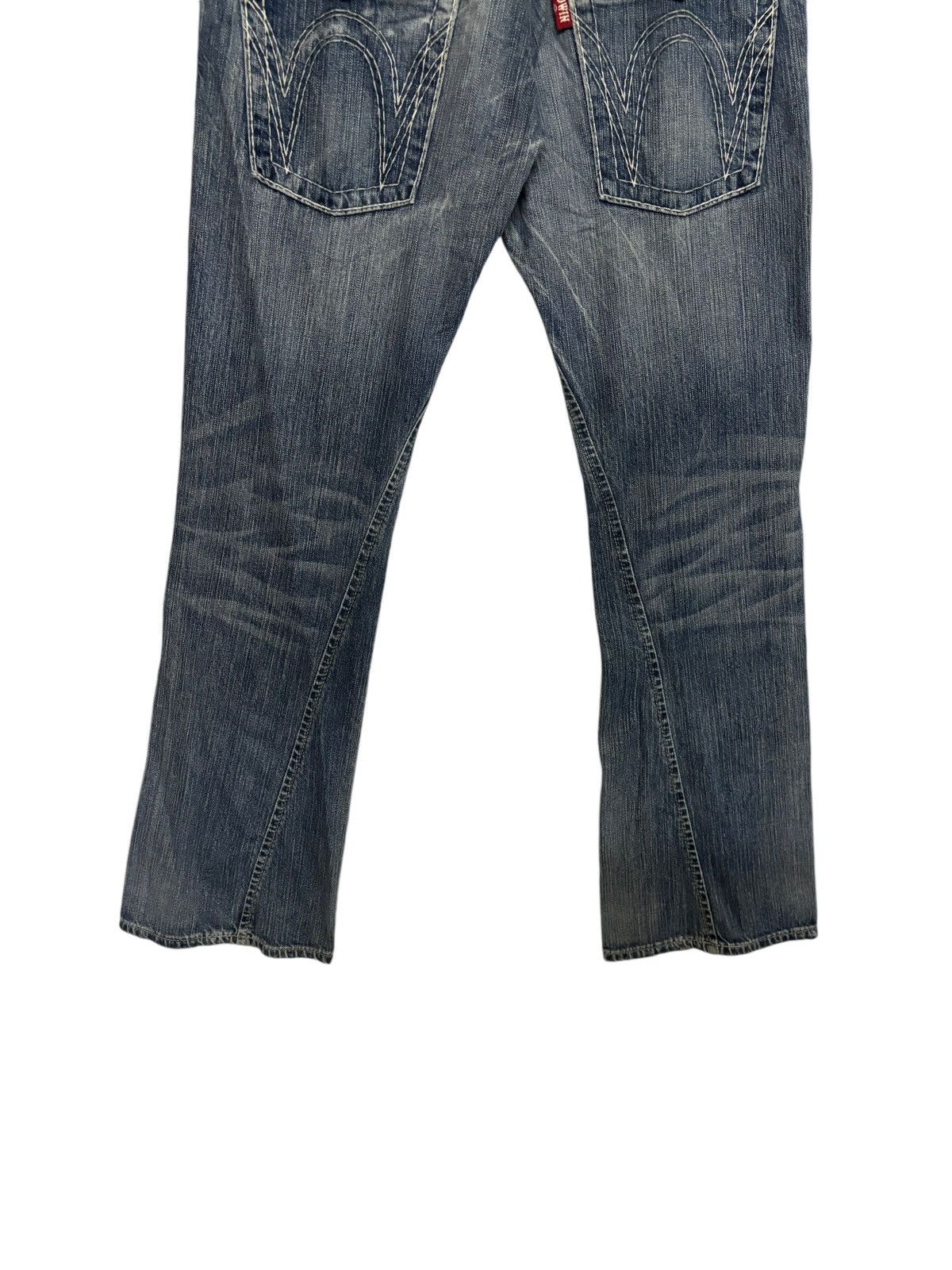 Edwin × If Six Was Nine × Japanese Brand Vintage Edwin Blue Trip Flare Jeans Size US 32 / EU 48 - 10 Thumbnail