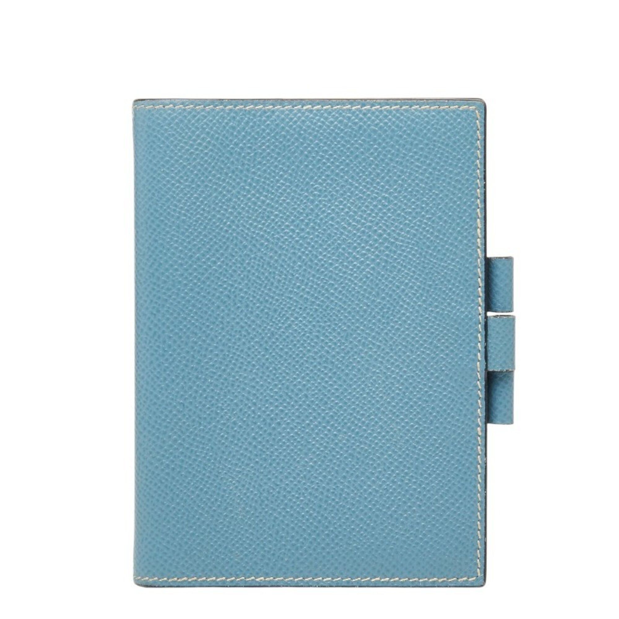 Hermes Hermes Agenda PM Notebook Cover, Blue Jean Blue, Veau Epsom Leather, Women's Size ONE SIZE - 1 Thumbnail