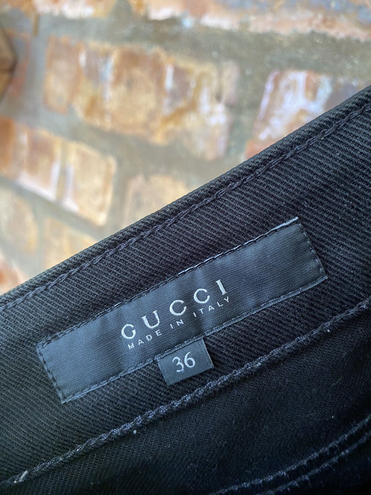 Gucci SS06 Gucci Wax Coated pants Size 28" / US 6 / IT 42 - 15 Thumbnail