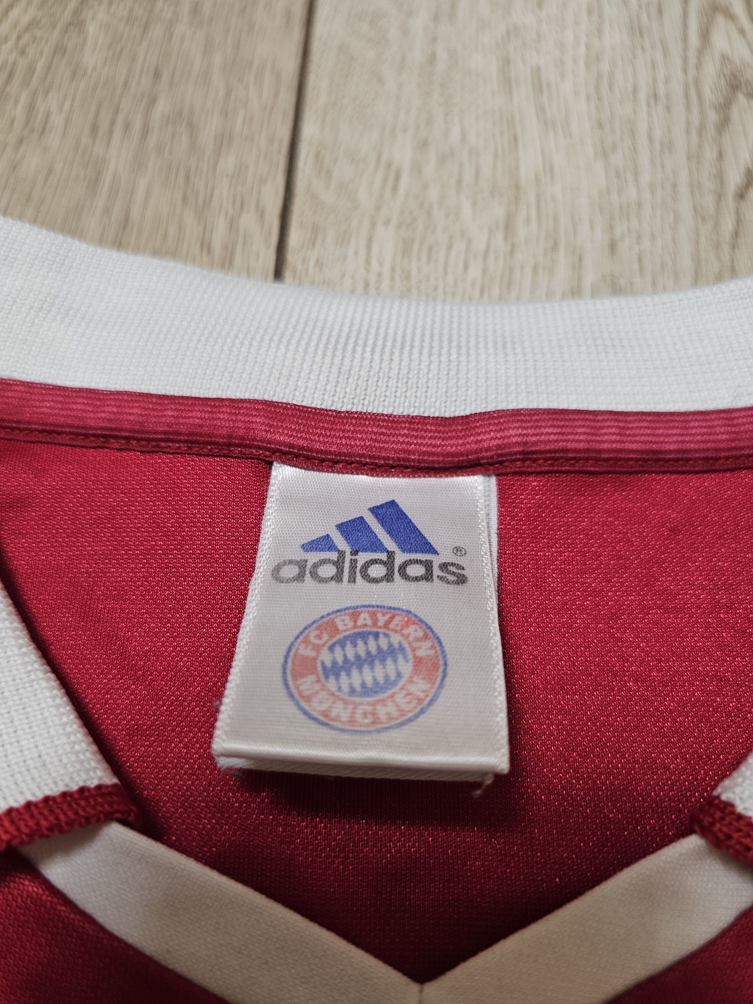 Adidas × Vintage BAYERN MUNICH 2003 2004 HOME MAKAAY FOOTBALL SOCCER JERSEY Size US XL / EU 56 / 4 - 8 Thumbnail
