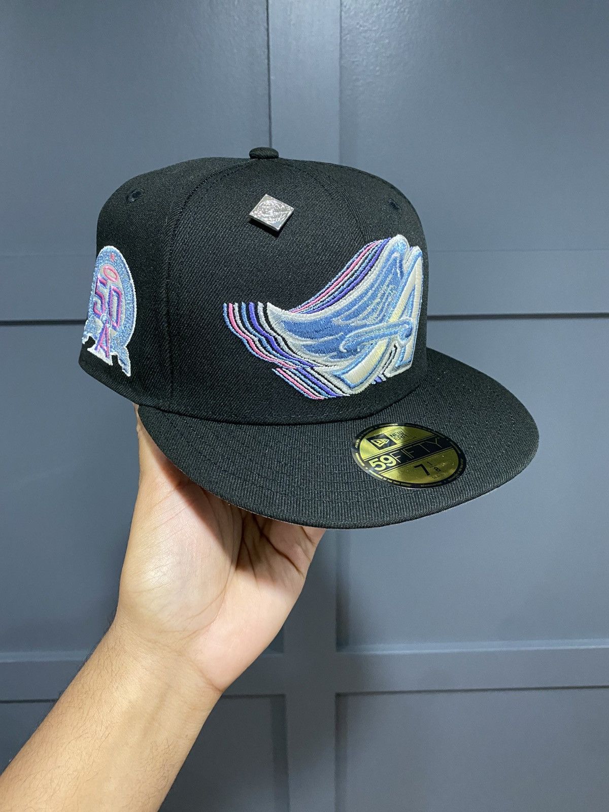 New Era Size 7 1/8 - Anaheim Angels New Era Fitted Size ONE SIZE - 1 Thumbnail